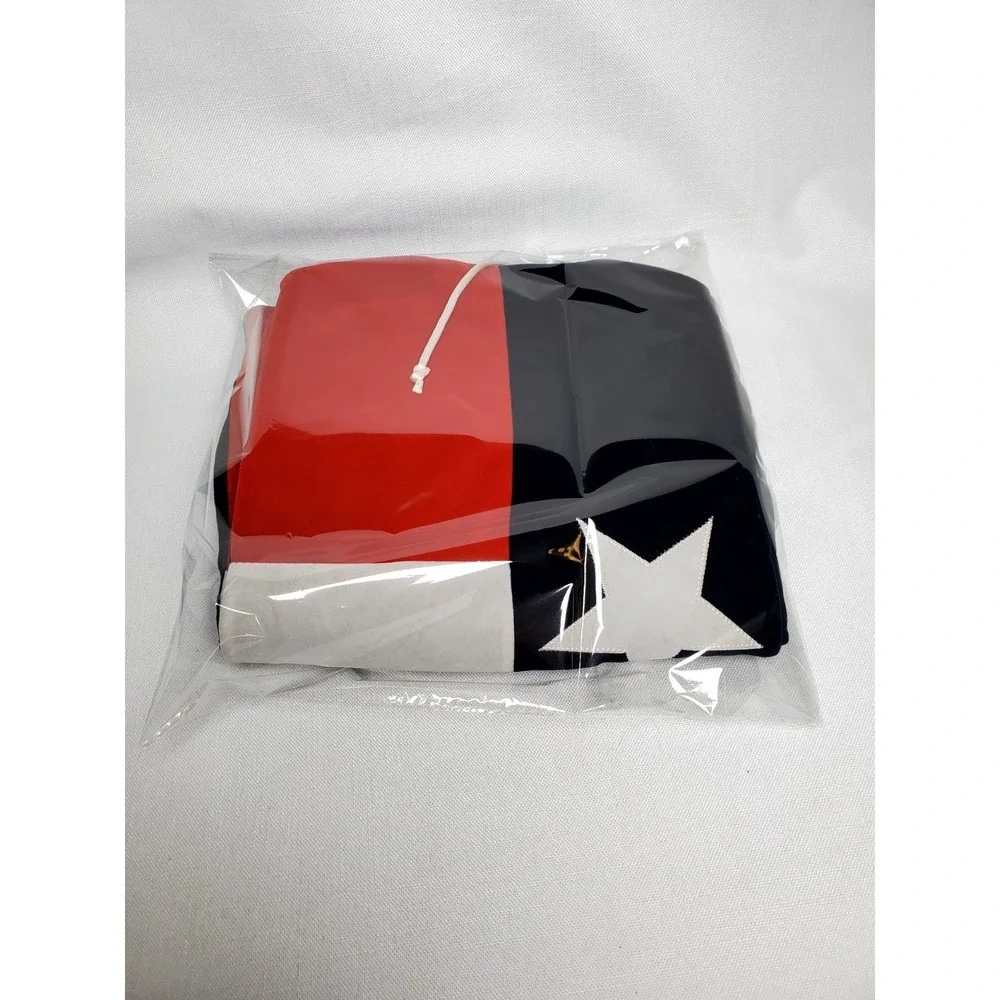 Texas Flag Velvet Drawstring Gift Bags Lone Star State Red‎ White Blue Lot Of 5